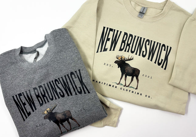 New Brunswick Varsity Province Crewneck