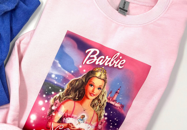 Rapunzel Barbie Inspired Crewneck