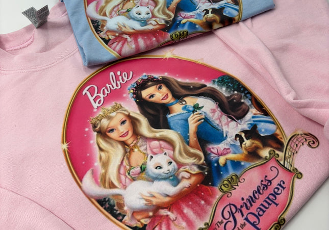 Princess and the Pauper Barbie Inspired Crewneck