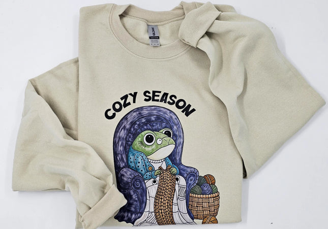 Cozy Season Froggy Crewneck