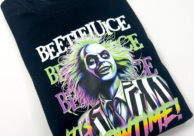 Beetlejuice Inspired Crewneck