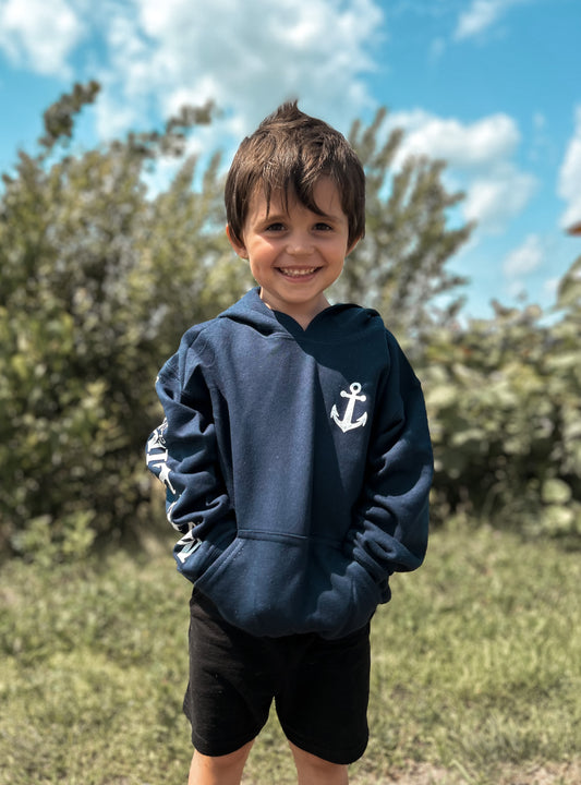 Maritimer Branded Minimalist Youth Hoodie