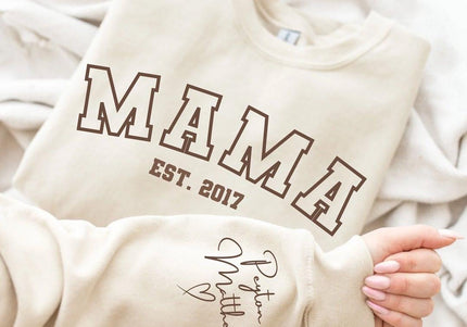 Mama Custom Varsity Sweater