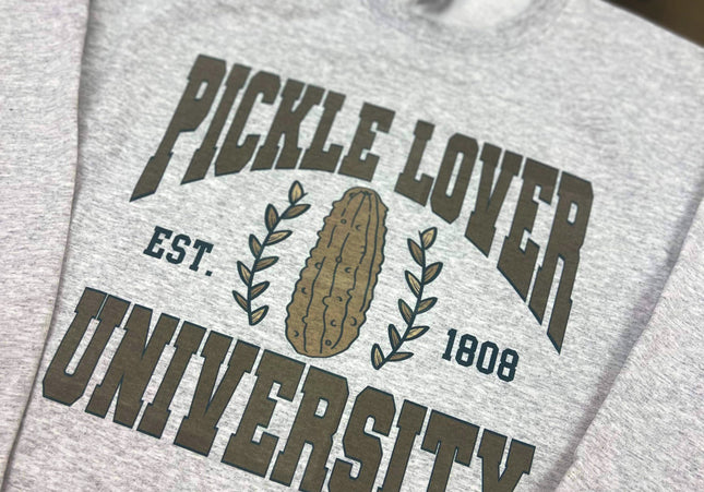Pickle Lover University Crewneck