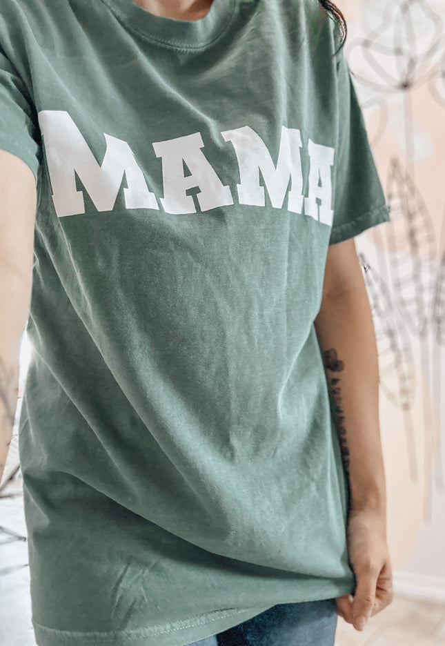 Mama Varsity Vintage Tee