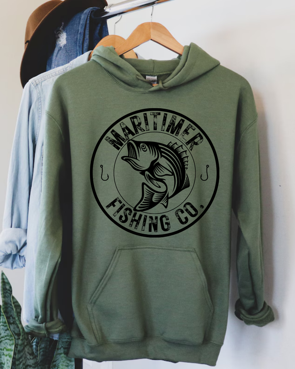 Maritimer Fishing Co | Hoodie Heather Green