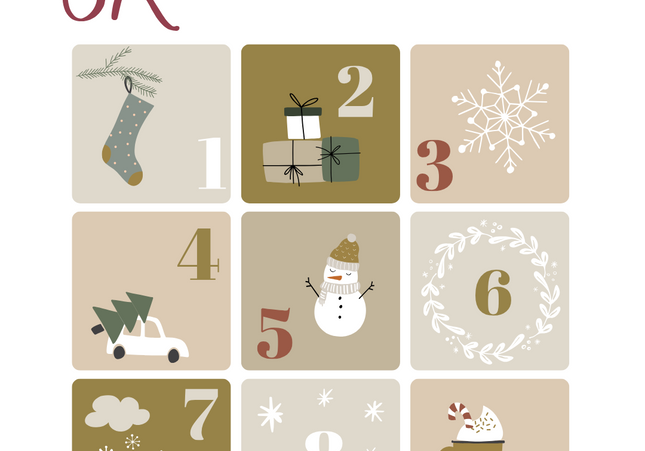 SR Advent Calendar - Countdown to Christmas