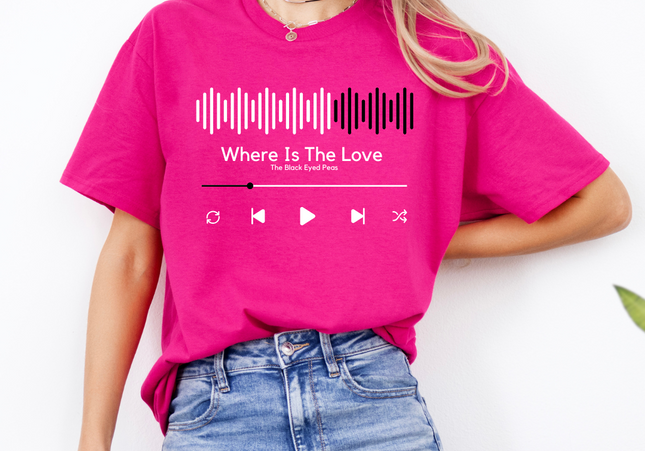 Where Is The Love | Pink Shirt Day | Gildan - Heliconia