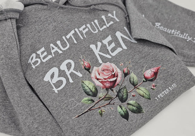 Beautifully Broken | Hoodie Graphite