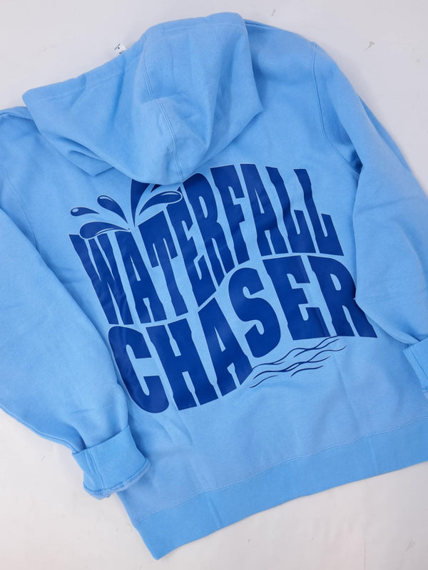 Waterfall Chaser | Hoodie Blue Aqua | Independant Brand
