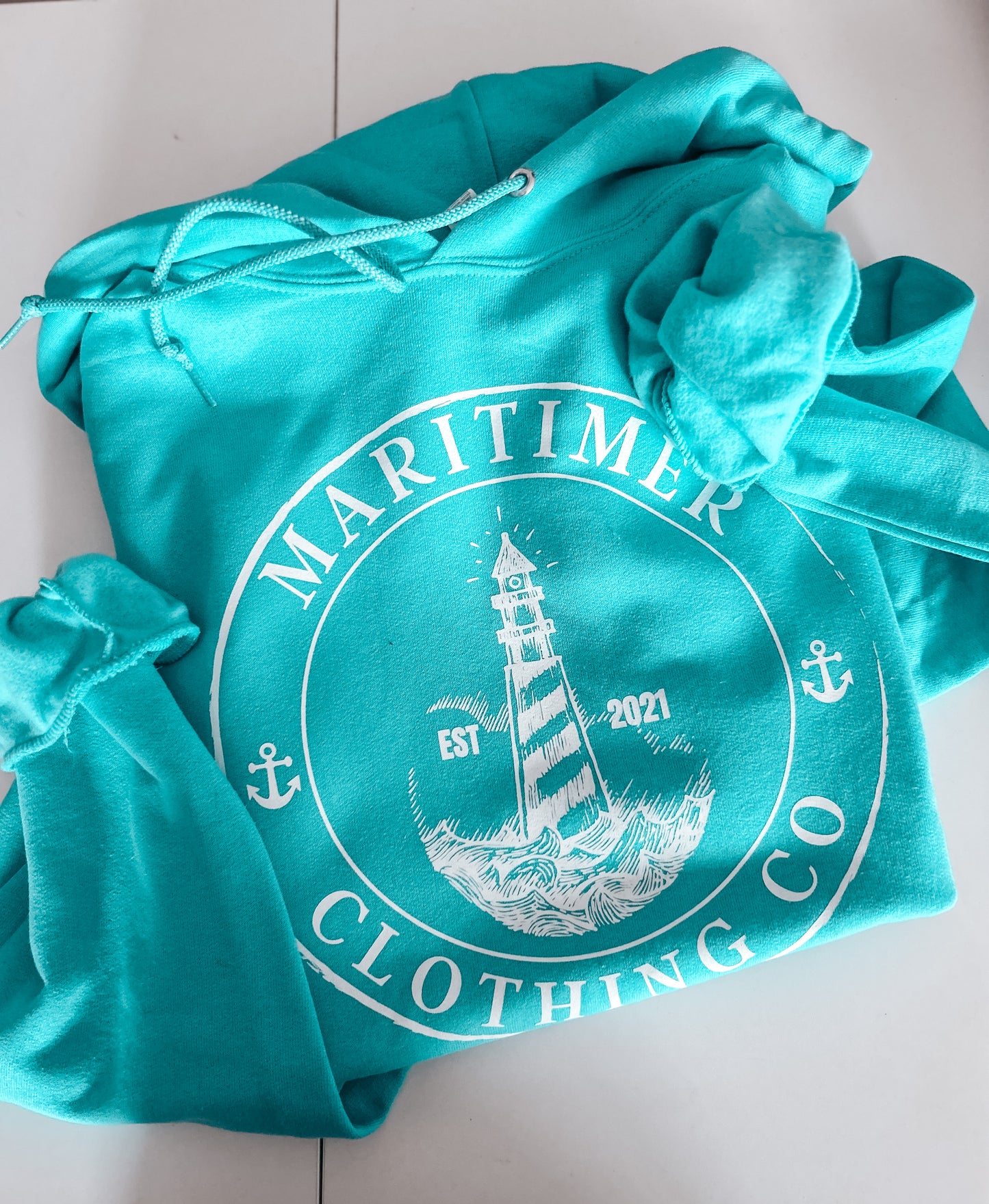 Lighthouse Ocean Blue Hoodie