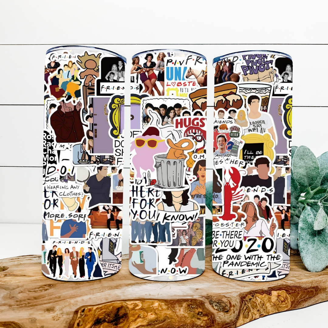Friends Inspired Collage Tumbler